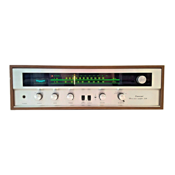 Sansui 210 Manuals