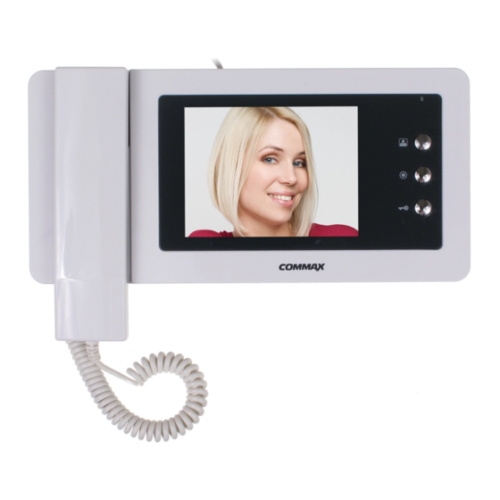 Commax CDV-50N User Instruction