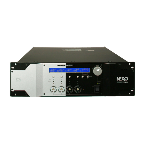 Nexo NXAMP4x1 Service Manual
