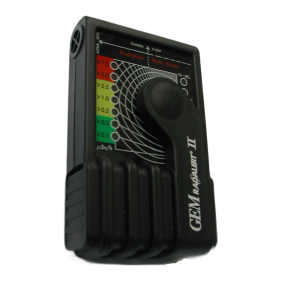 RaDALERT GEM II Manual