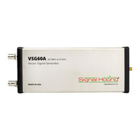 Signal Hound VSG60A Product Manual