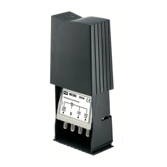 Fracarro MX Series Operating Instructions