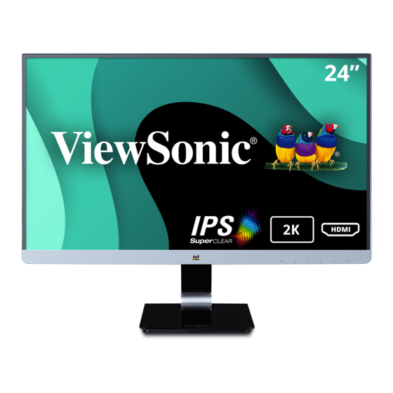 ViewSonic VX2478-smhd User Manual