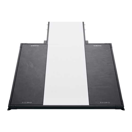 Eleiko SVR INSERT PLATFORM PRESTERA DOUBLE HALF Manuals