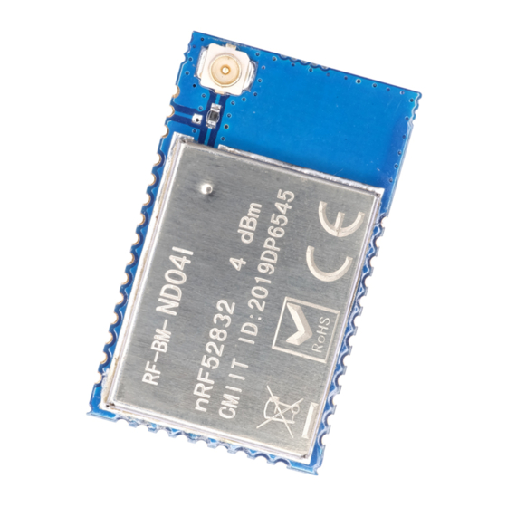 RF-Star RF-BM-ND04I Manual