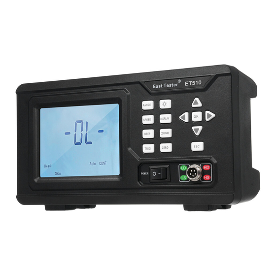 East Tester ET510 User Manual