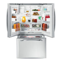 GE PFSF6PKXWW - 25.5 cu. Ft. Refrigerator Owner's Manual & Installation Instructions