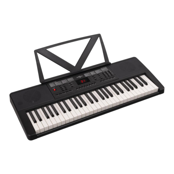 Max Music Rhapsody 54 Instruction Manual