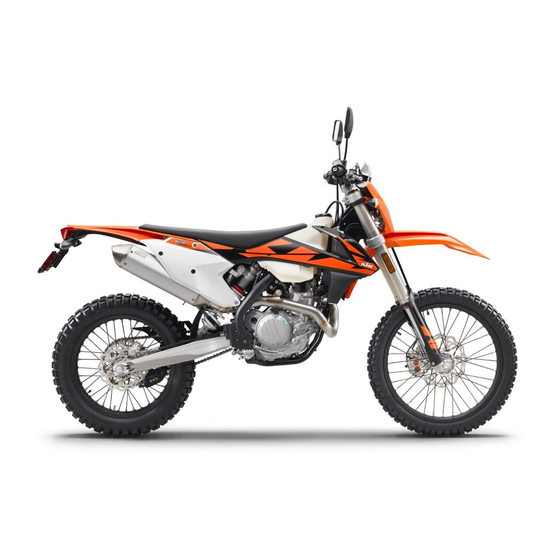 KTM 250 EXC 2018 Owner's Manual