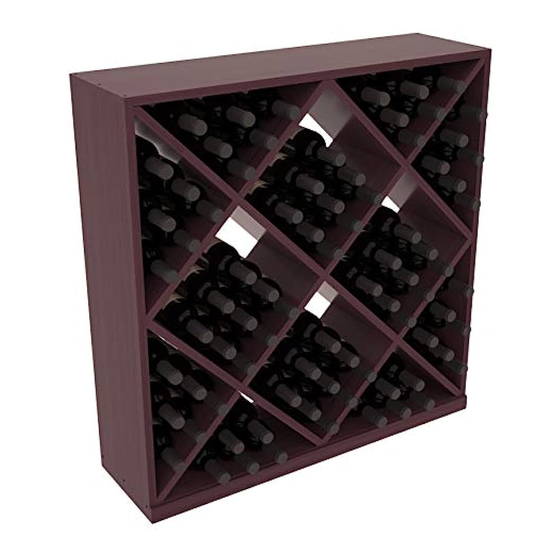 Wine racks America Solid Diamond Cube Assembly Manual