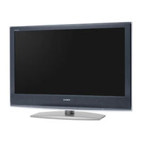 Sony Bravia KDL-46S2030 Operating Instructions Manual