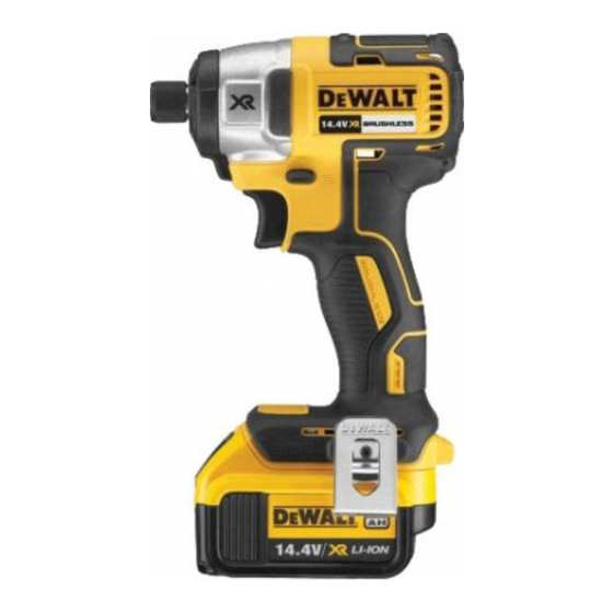 DeWalt DCF836 Original Instructions Manual