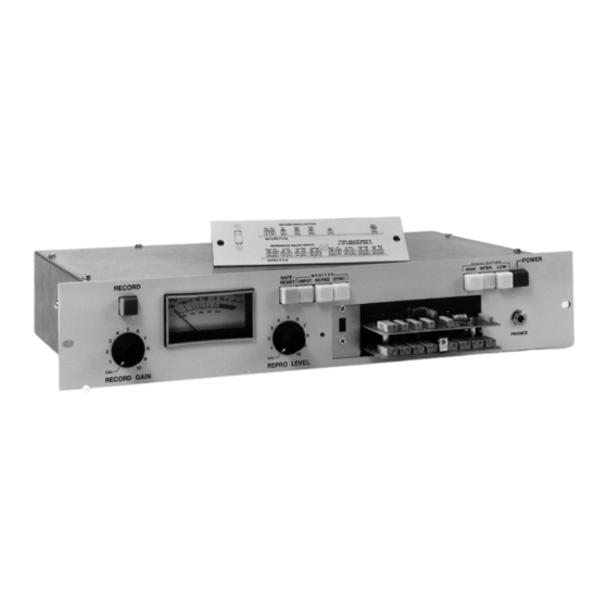 Inovonics 375 Instruction Manual