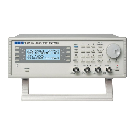 Aim-TTI TG1000 Instruction Manual