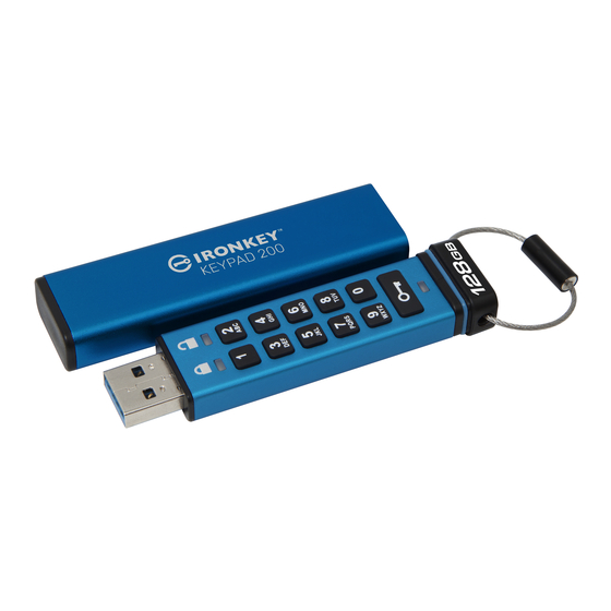 Kingston Technology IronKey Keypad 200 User Manual