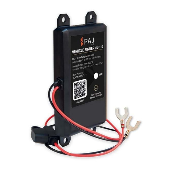 PAJ VEHICLE FINDER 4G 1.0 User Manual
