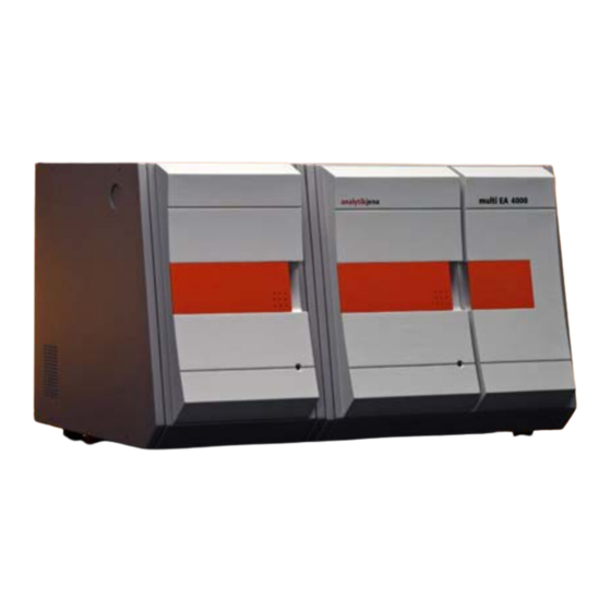 Endress+Hauser analytikjena TOC module Operating Manual