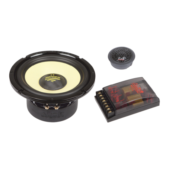 Audio System H 165 evo User Manual