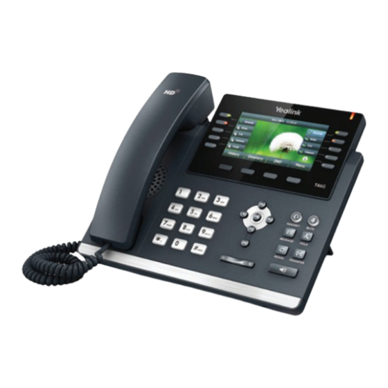 Yealink T46g Quick Reference Manual