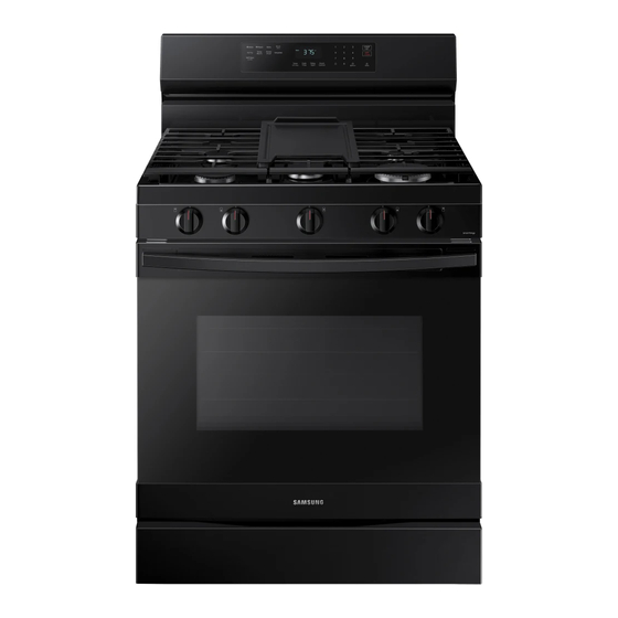 Samsung NX60A6511SB Gas Range Manuals