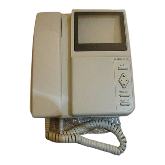 Aiphone MY-1CD Installation & Operation Manual