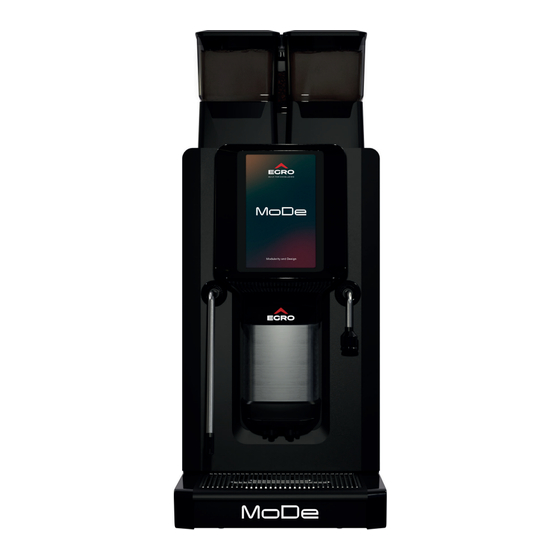 Egro MoDe Pure Coffee User Manual