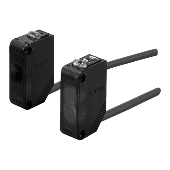 Omron E3Z Datasheet