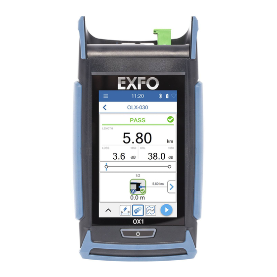EXFO OX1 PRO-I User Manual