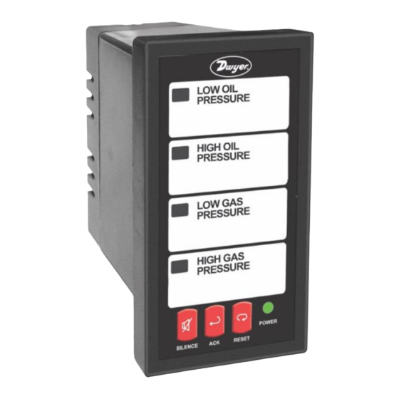 Dwyer Instruments AN24 Series Alarm Manuals