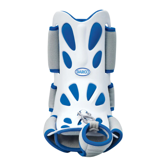Darco Body Armor Night Splint Instructions For Use