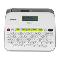 Brother P-touch PT-D400 User Manual