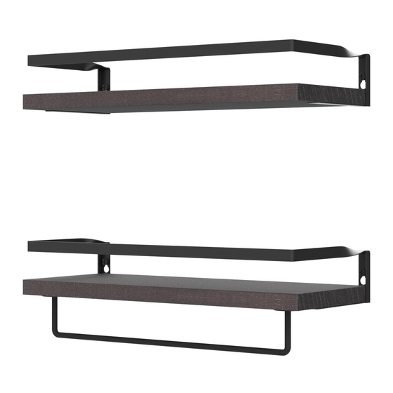 Amada Homefurnishing Floating Shelf AMFS01 Instruction Manual