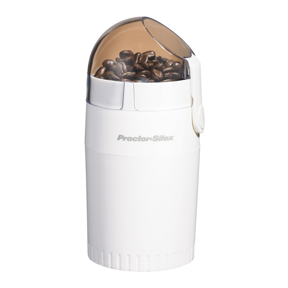 Proctor-Silex E160B Instructions Manual