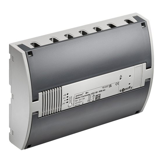 SOMFY animeo Motor Controller 4DC IB+ WM AC Installation Manual