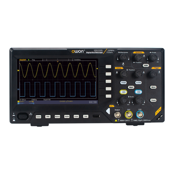 Owon SDS200S Series User Manual