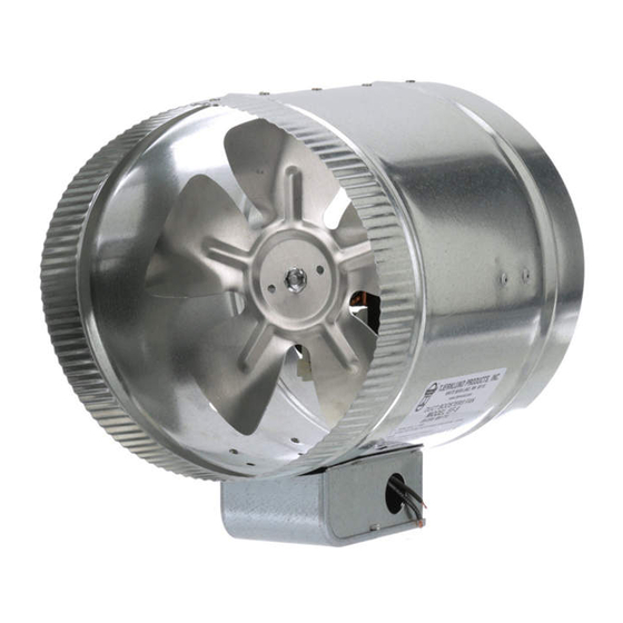 TJERNLUND EF DUCT BOOSTER FANS 8504057 REV.793 Manual