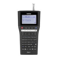 Brother P-Touch PT-H500LI Quick Setup Manual