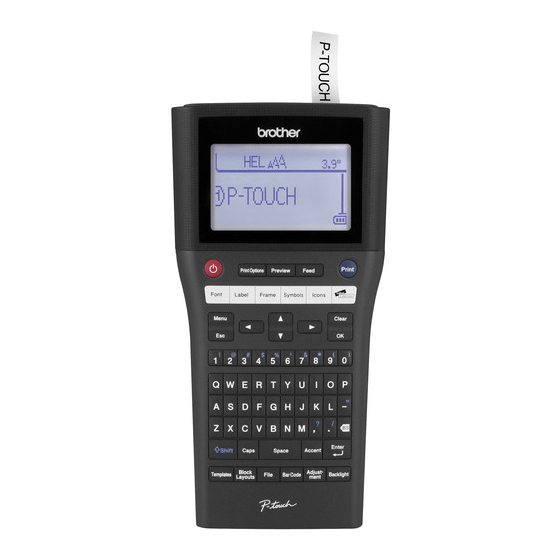 Brother P-Touch PT-H500LI Manuals