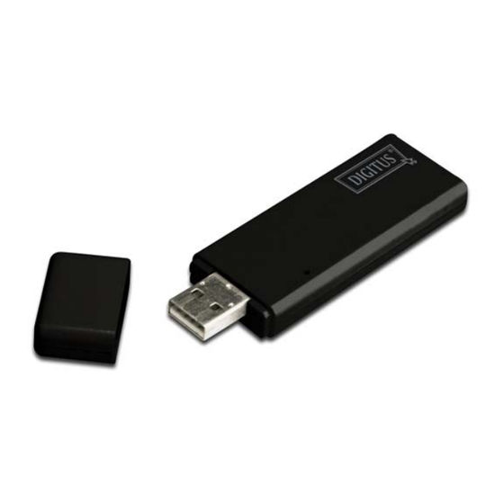 Digitus WIRELESS 300N AUTO INSTALLATION USB ADAPTER Quick Installation Manual