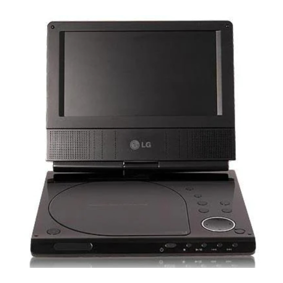 LG DP771 -  DVD Player Manuals