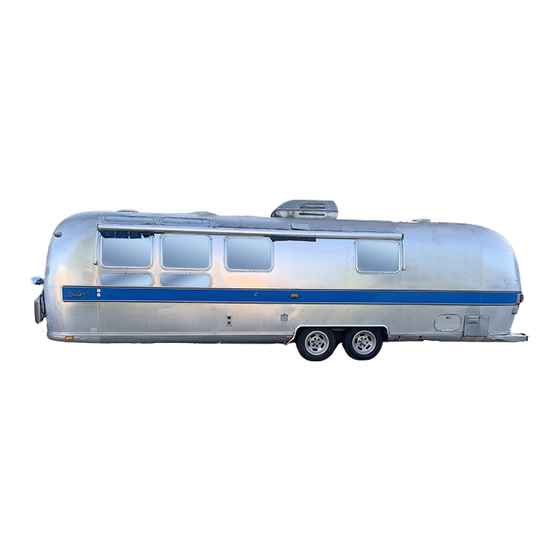 Airstream Excella 1975 Owner's Manual