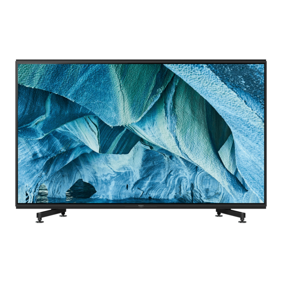 Sony BRAVIA RMF-TX600C Reference Manual