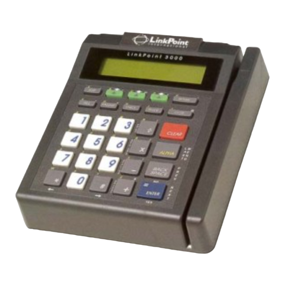 LinkPoint 2000 Quick Reference Card