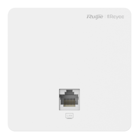 Ruijie RG-RAP1200 Series Hardware  Installation And Reference Manual
