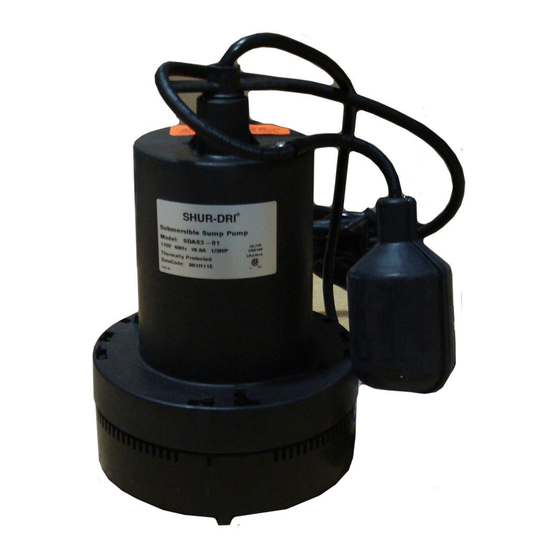 SHUR-DRI SDVS3-01 Installation Manual