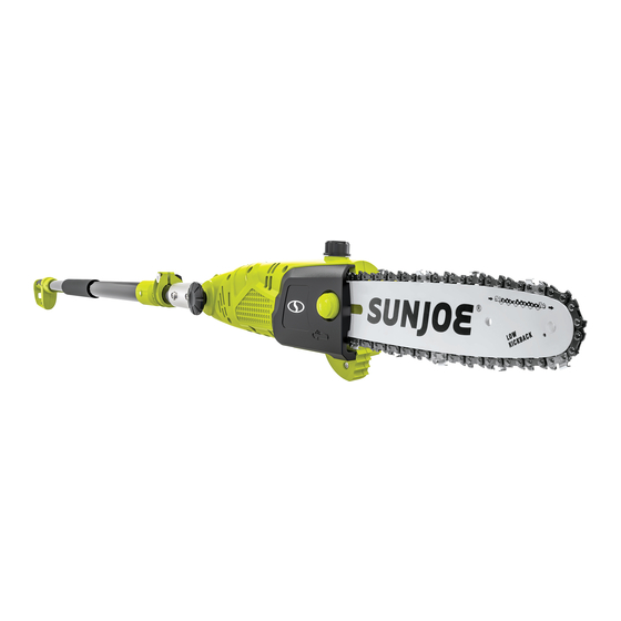 SNOWJOE Sunjoe SWJ803E Operator's Manual
