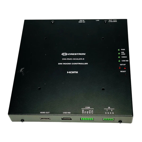 Crestron DM-RMC-SCALER-S Operations & Installation Manual