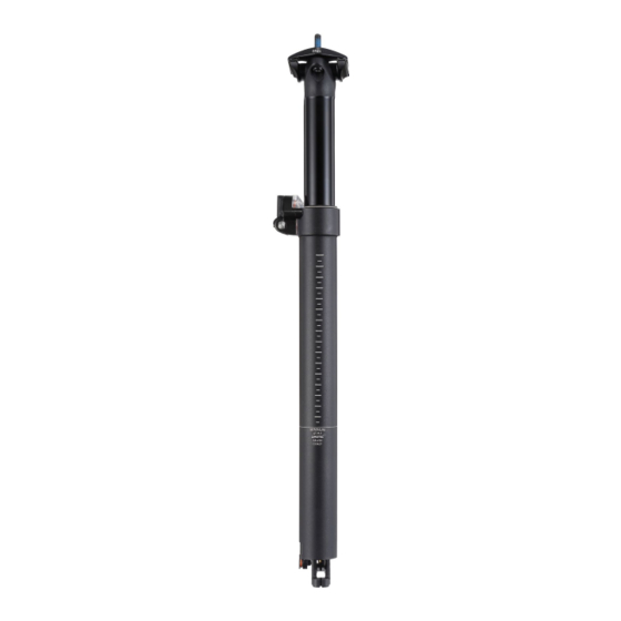 Merida TEAM TR DROPPER SEATPOST Assembly And Operating Instructions