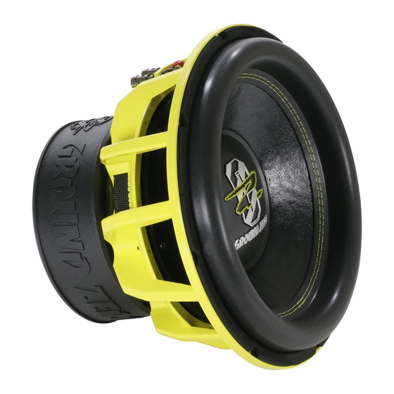 Ground Zero GZHW 30XSPL-D2 Owner's Manual