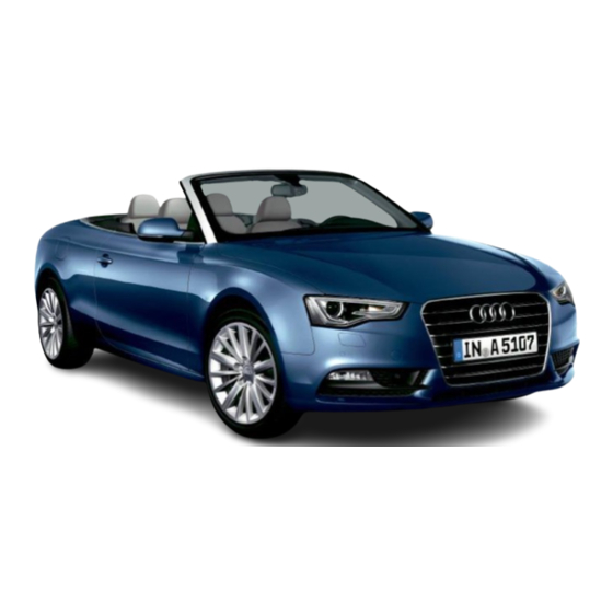Audi AS Cabriolet 2015 Owner's Manual